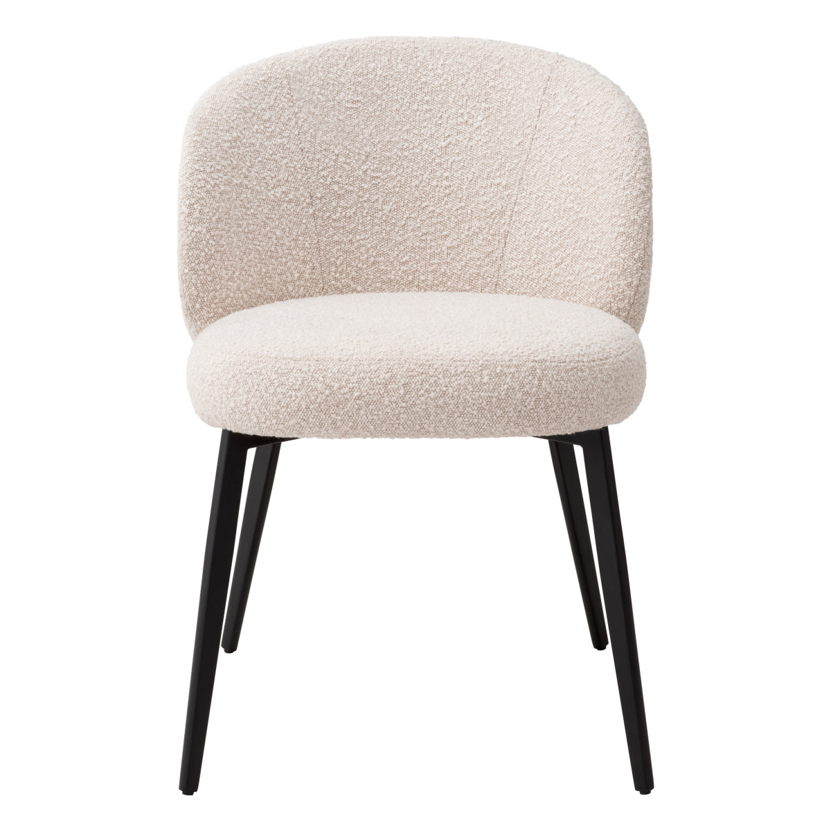 Eetkamerstoel Lloyd - Bouclé cream (set van 2)