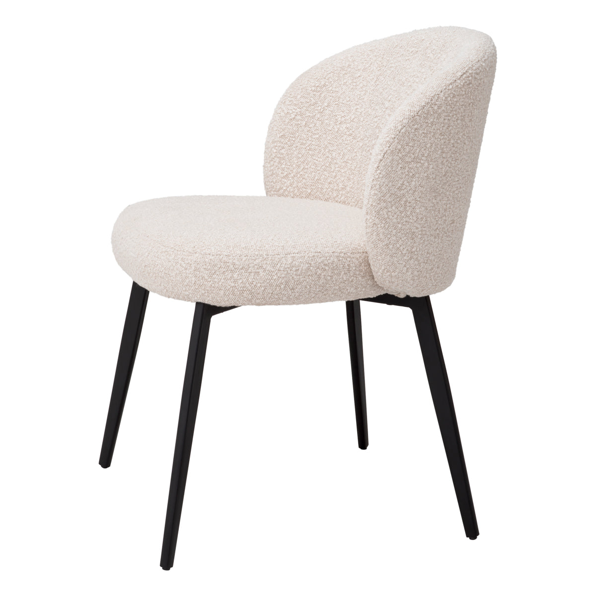Eetkamerstoel Lloyd - Bouclé cream (set van 2)