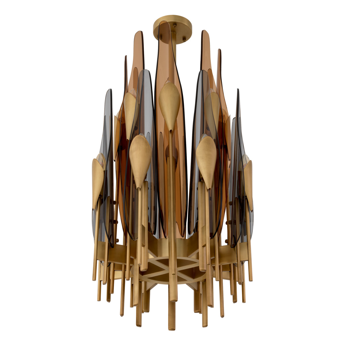 Kroonluchter Sky Vertical - Brass