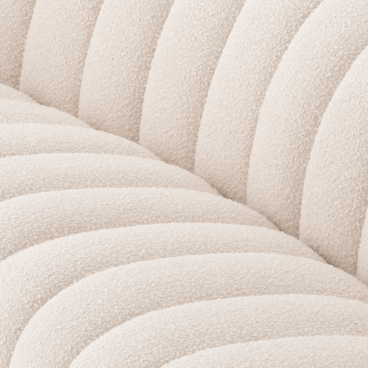 Sofa Kelly L - Bouclé cream