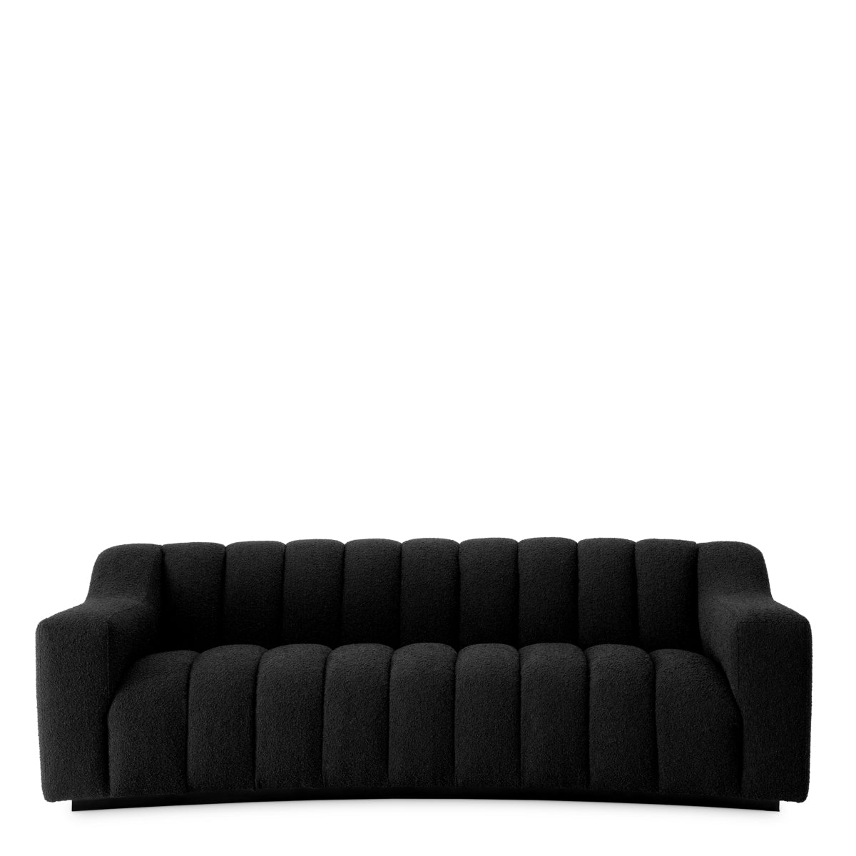Sofa Kelly S - Bouclé black