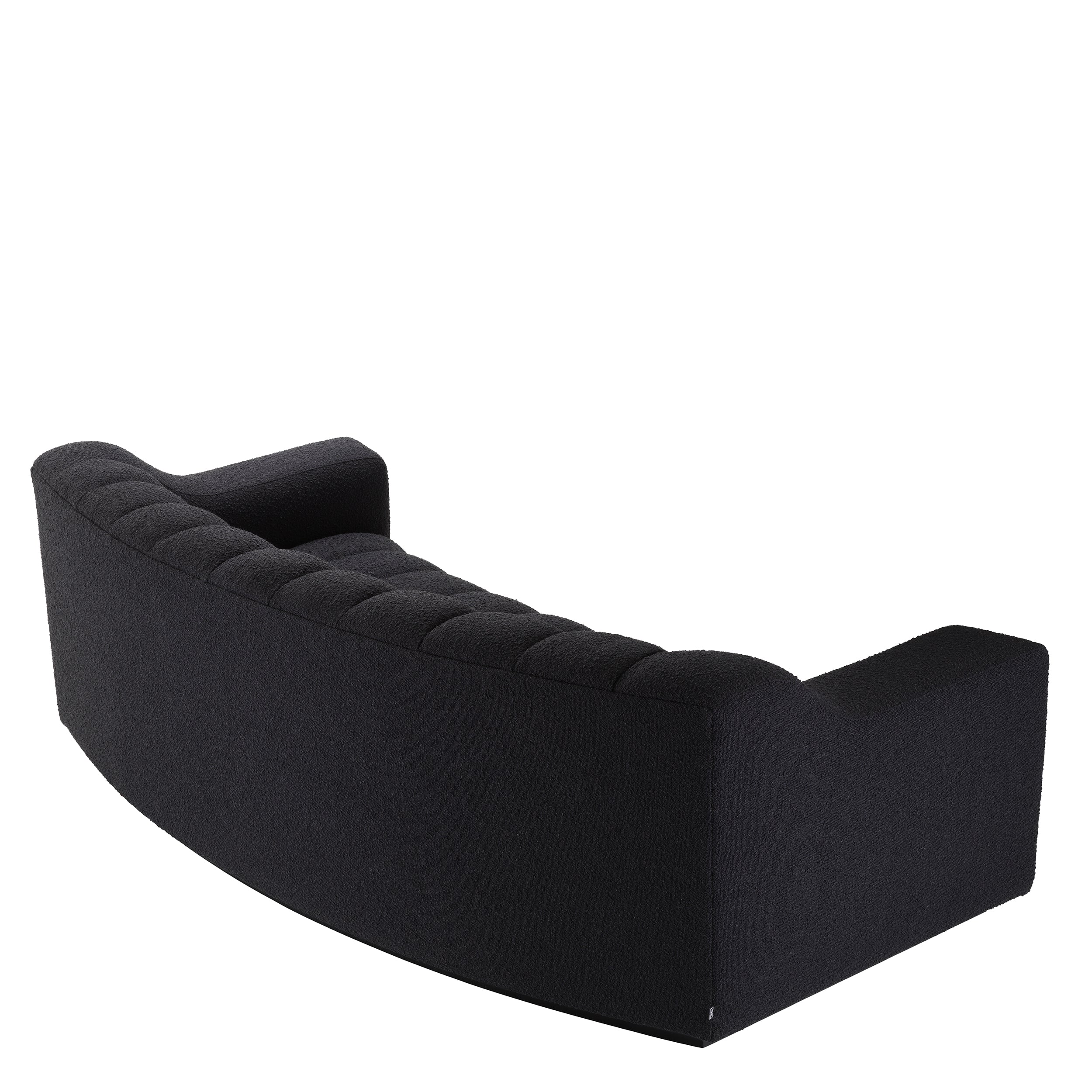 Sofa Kelly S - Bouclé black