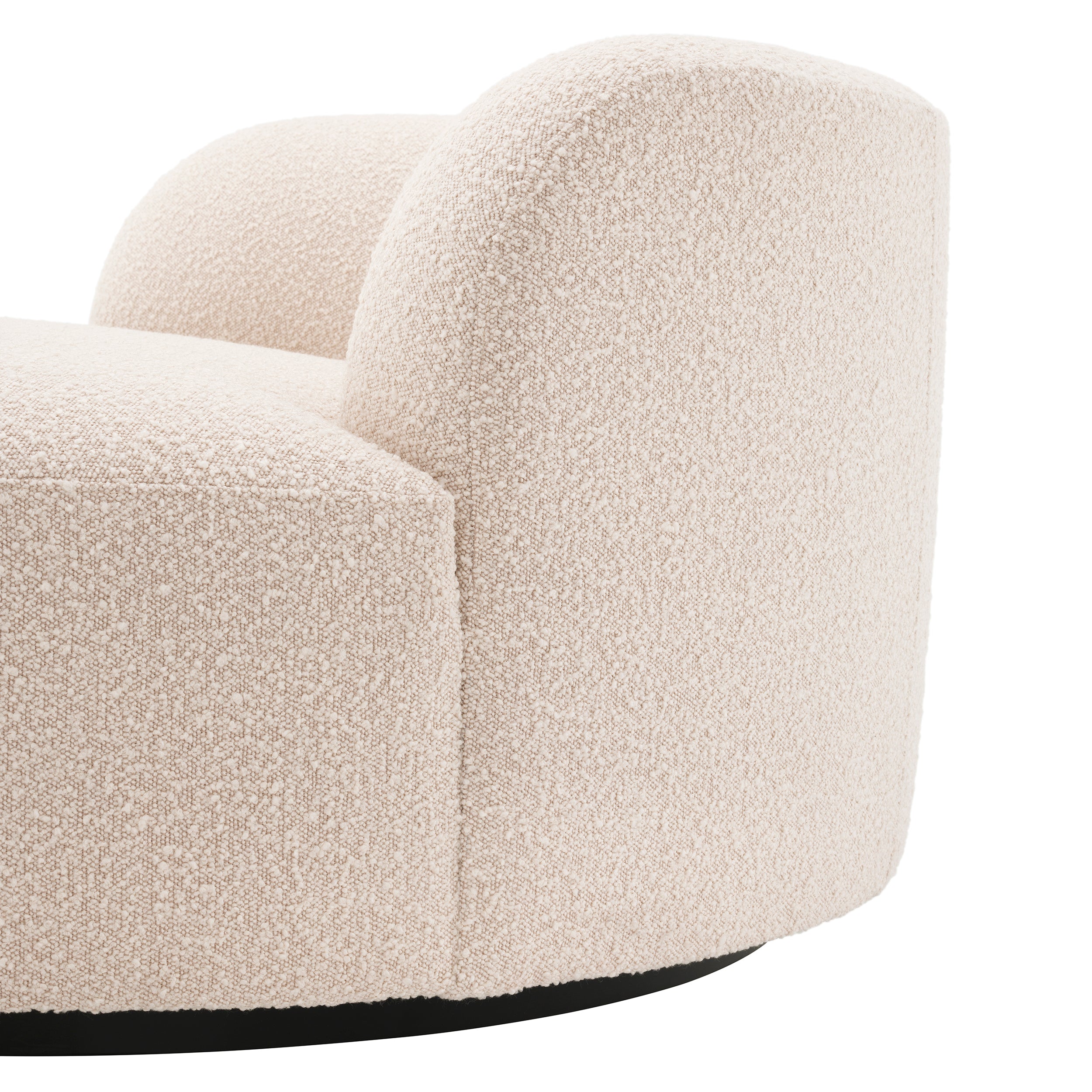 Sofa Björn - Rond - Bouclé cream