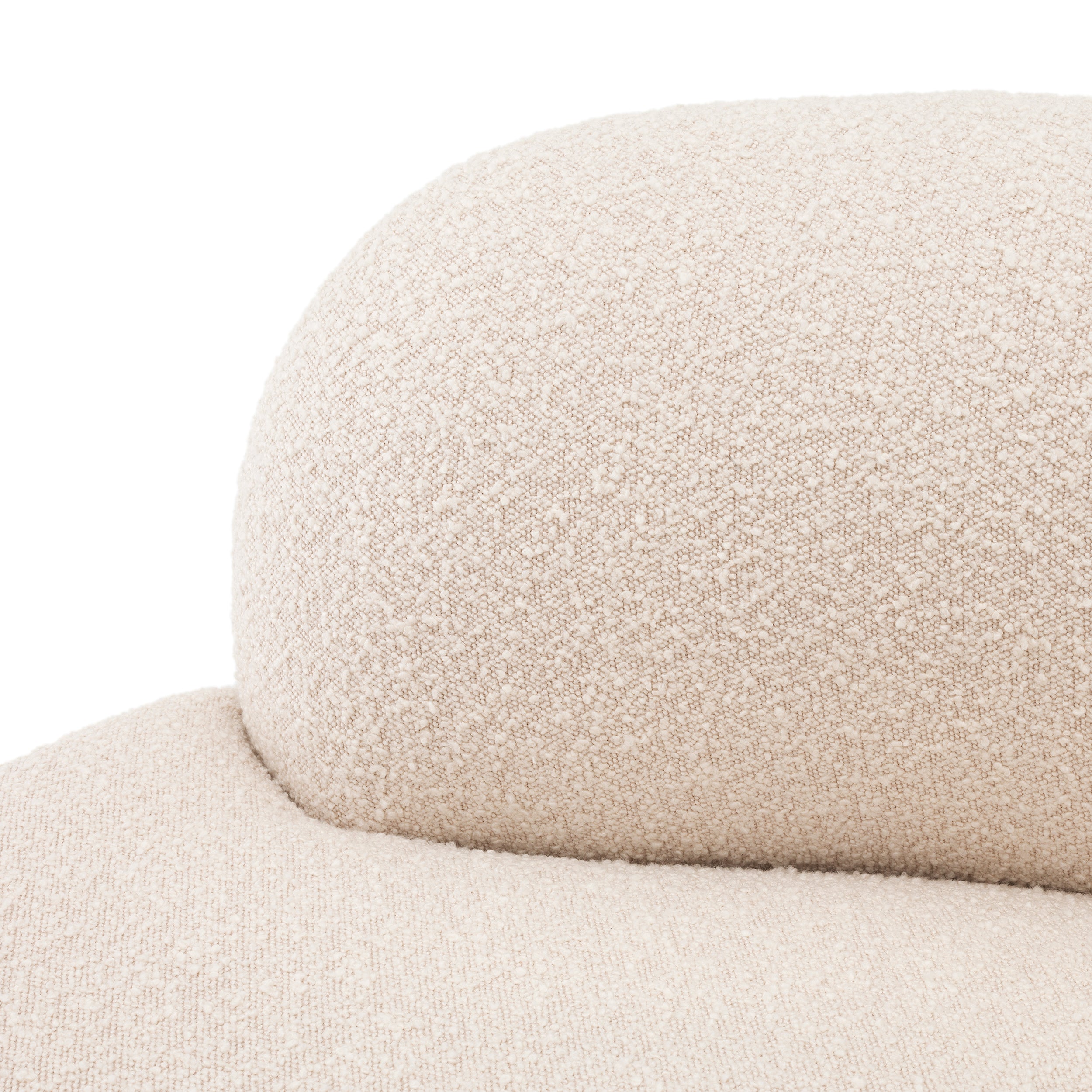 Sofa Björn - Rond - Bouclé cream