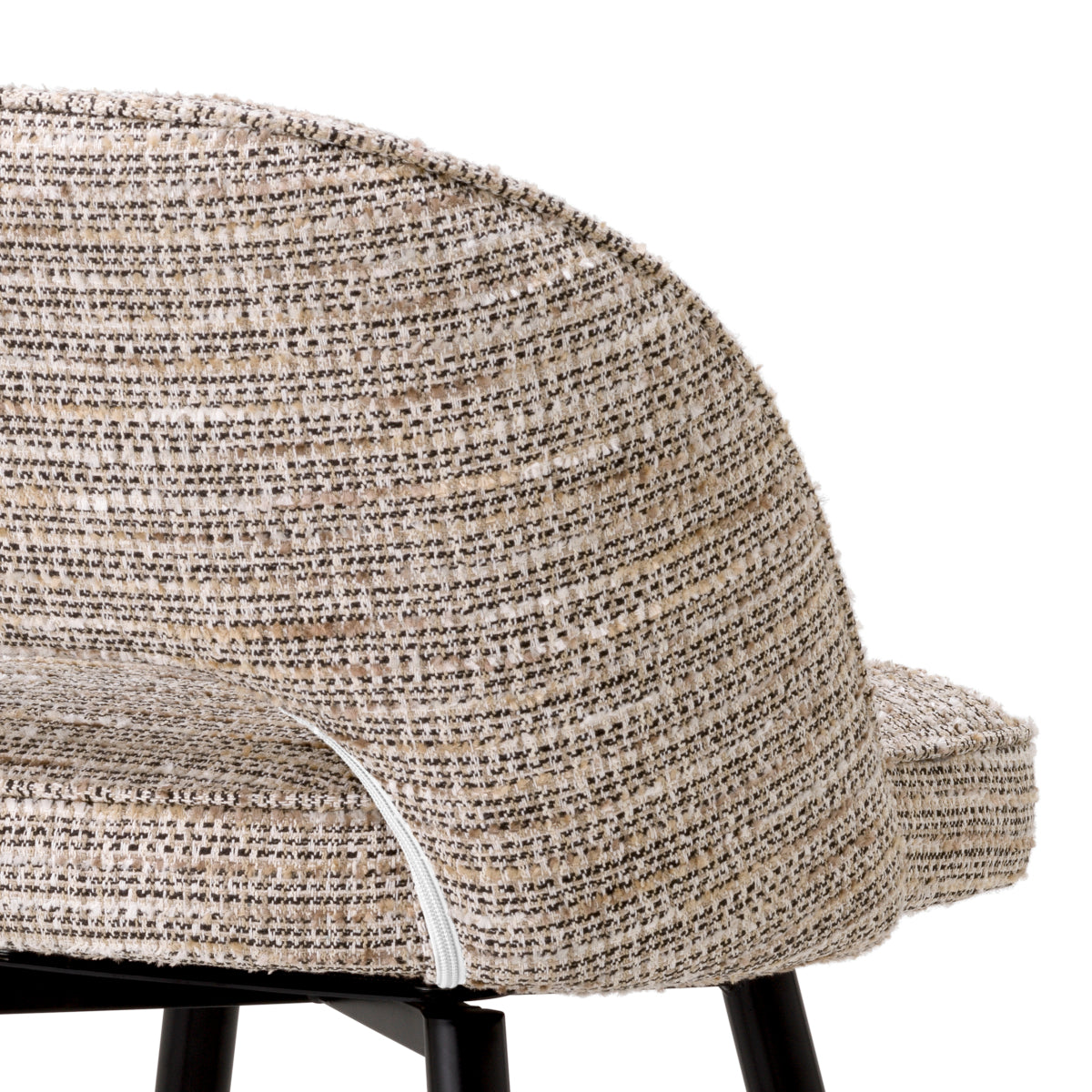 Barkruk Cliff - Laag - Mademoiselle beige (set van 2)