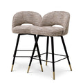 Barkruk Cliff - Laag - Mademoiselle beige (set van 2)