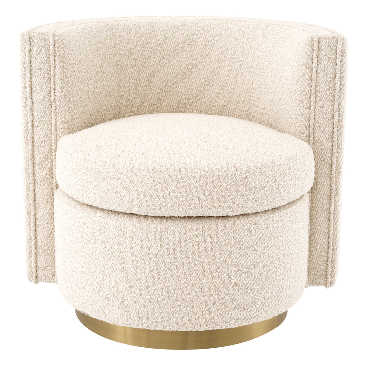 Draaifauteuil Amanda - Bouclé cream