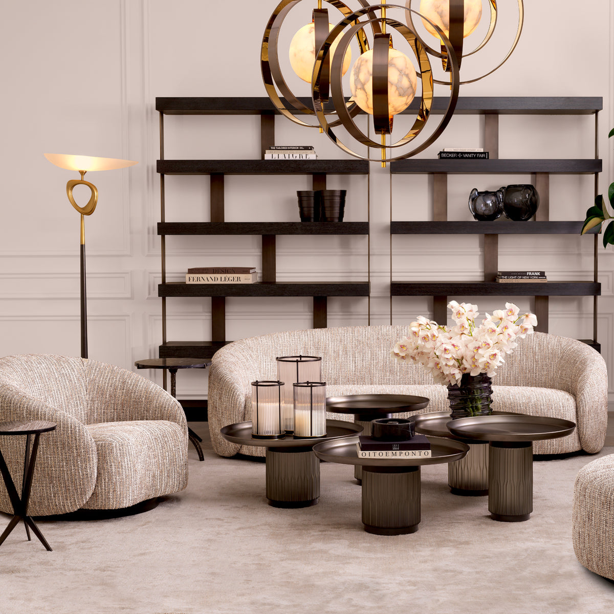 Draaifauteuil Amore - Mademoiselle beige
