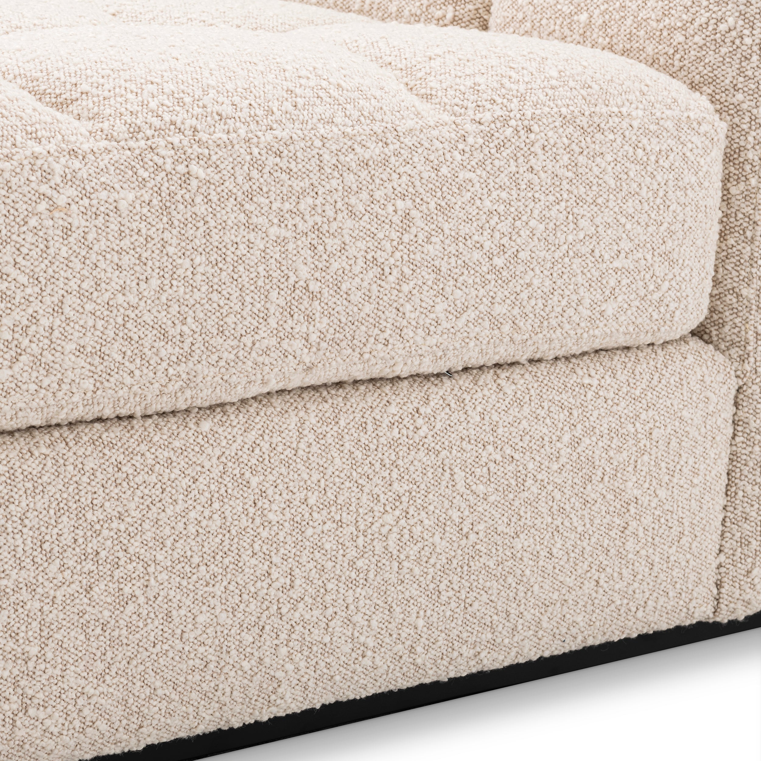 Sofa Dean - Midden - Bouclé cream