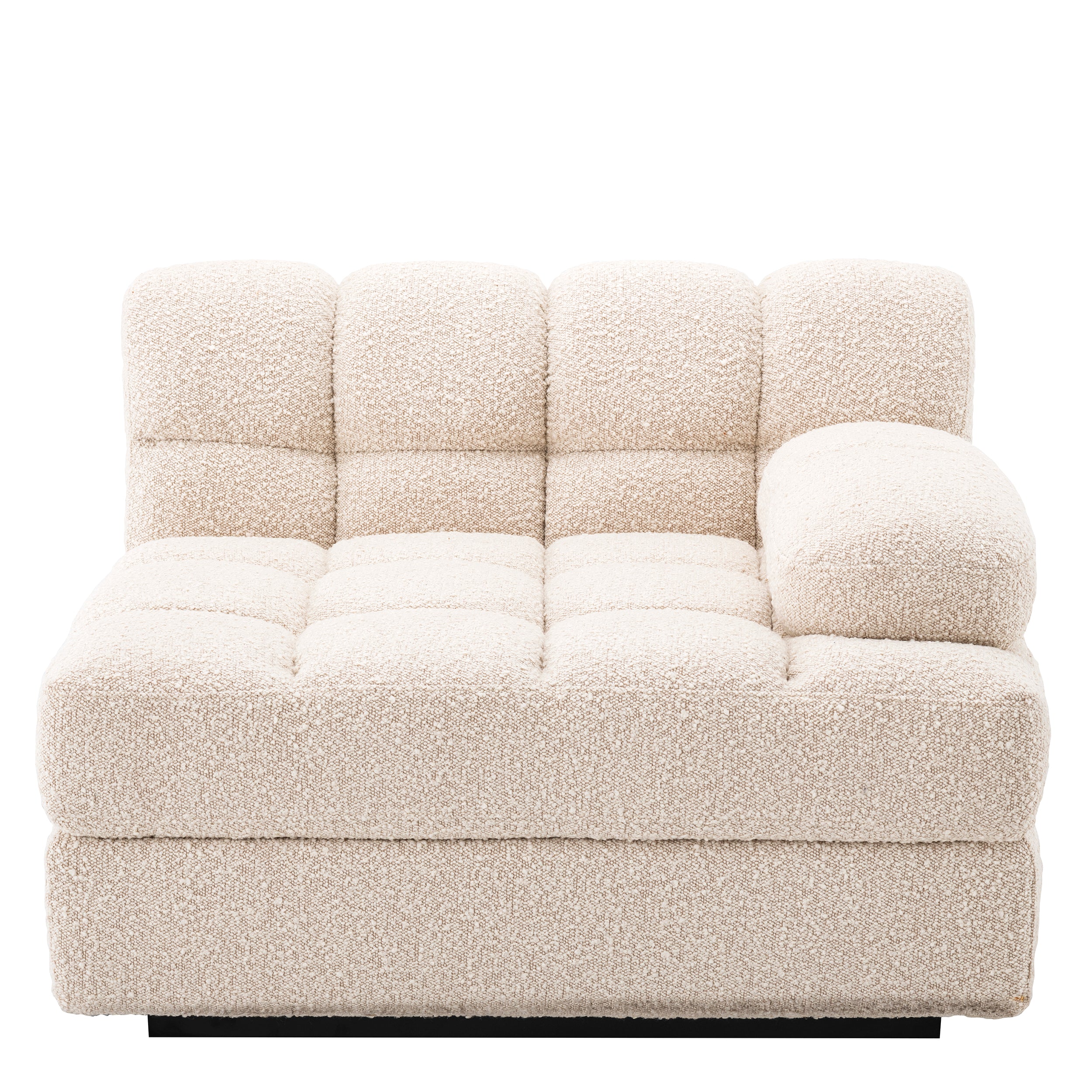 Sofa Dean - Rechts - Bouclé cream