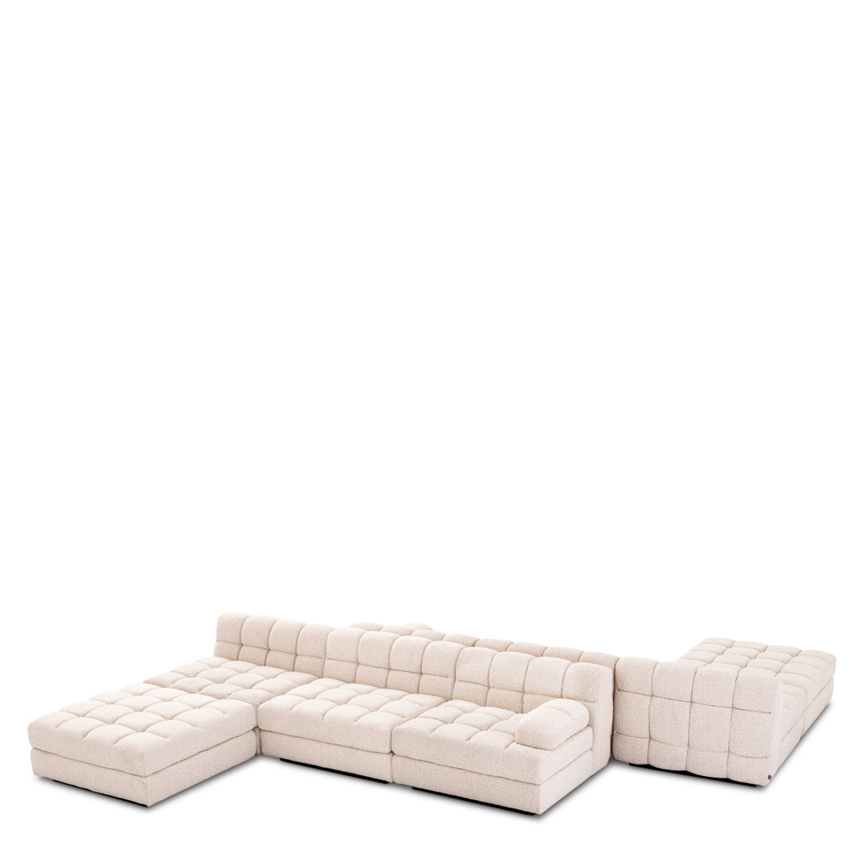Modulaire bank Dean - Bouclé cream - Links