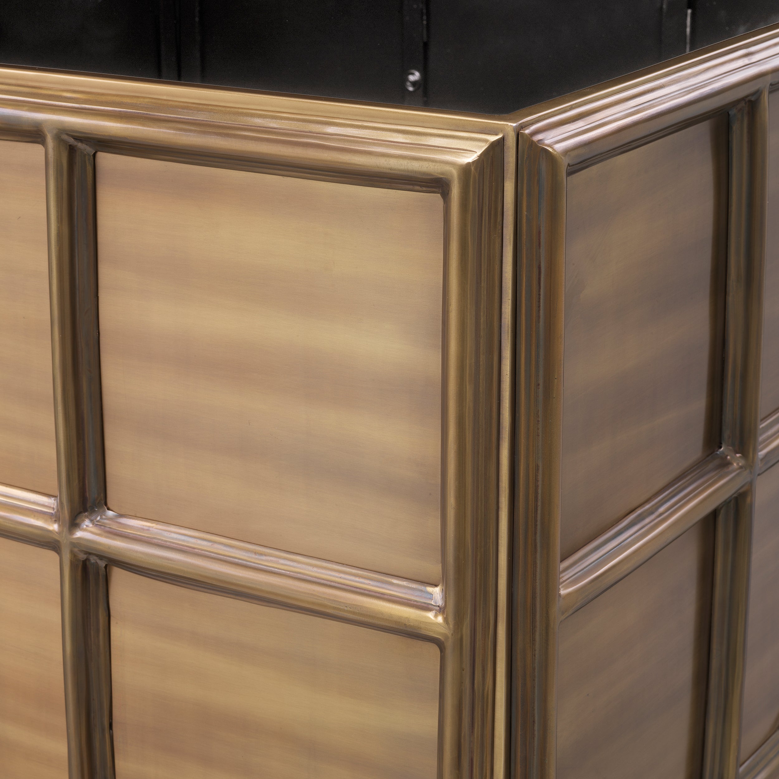 Plantenbak Grid L - Brass