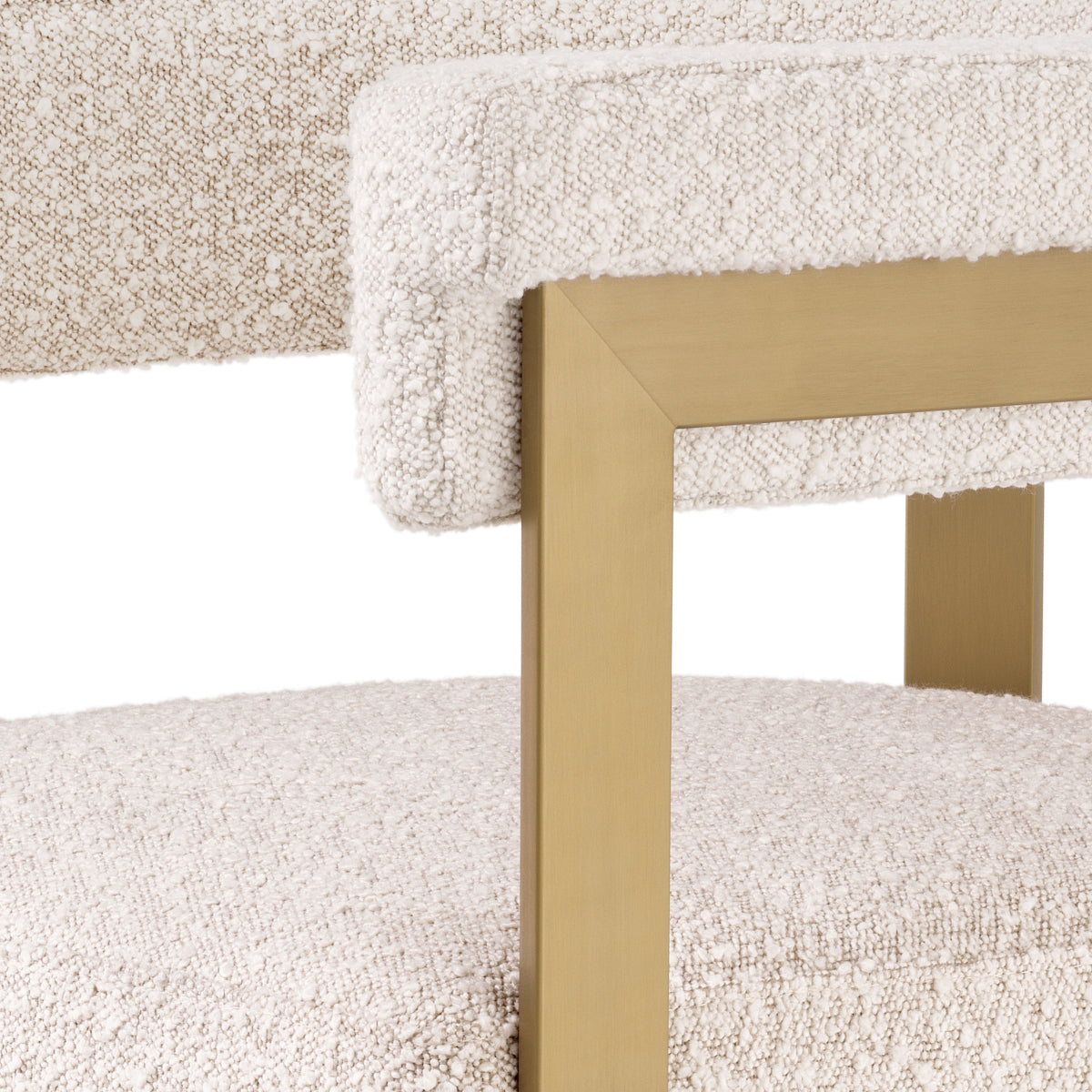 Barkruk Clubhouse - Bouclé cream