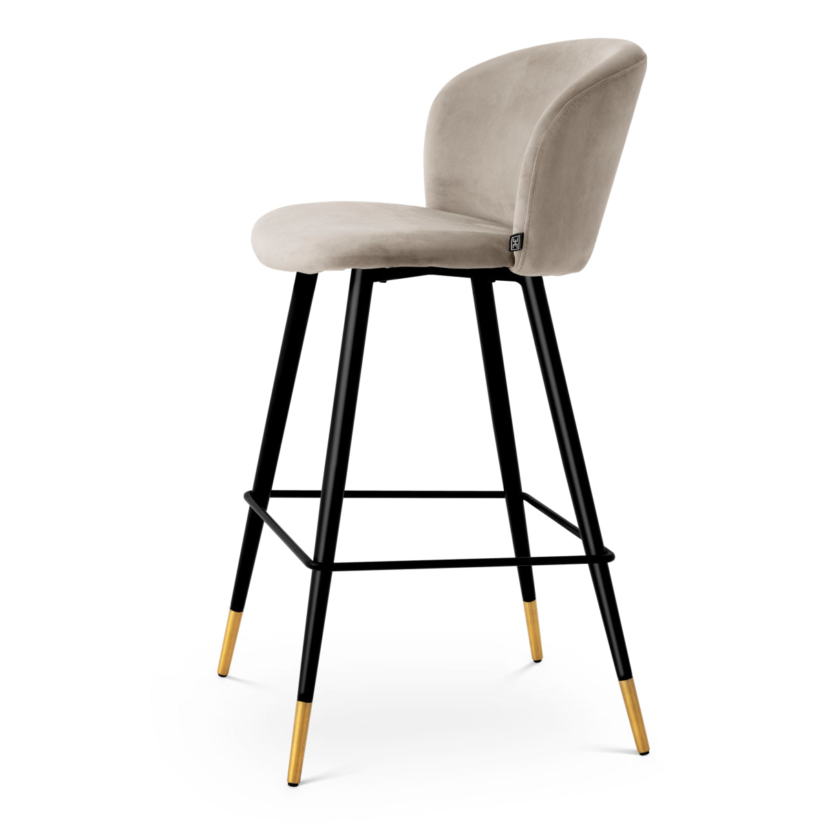 Barkruk Volante - Beige velvet