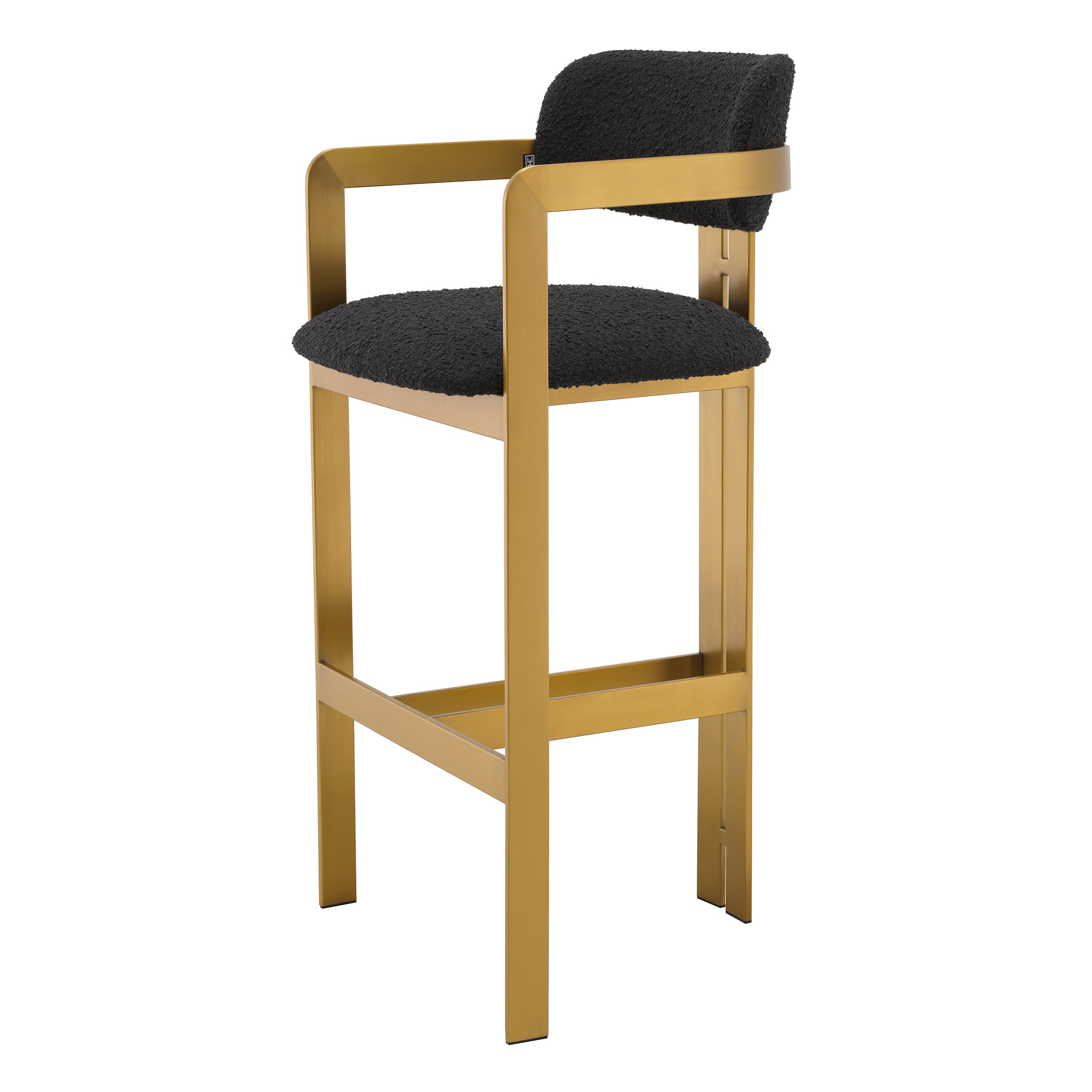 Barkruk Donato - Bouclé black