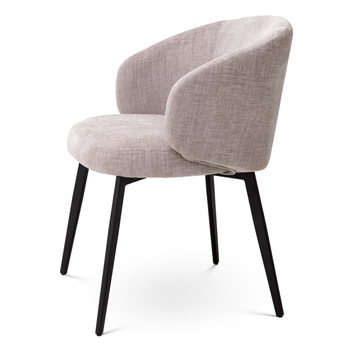 Eetkamerstoel Lloyd met arm - Sisley grey (set van 2)