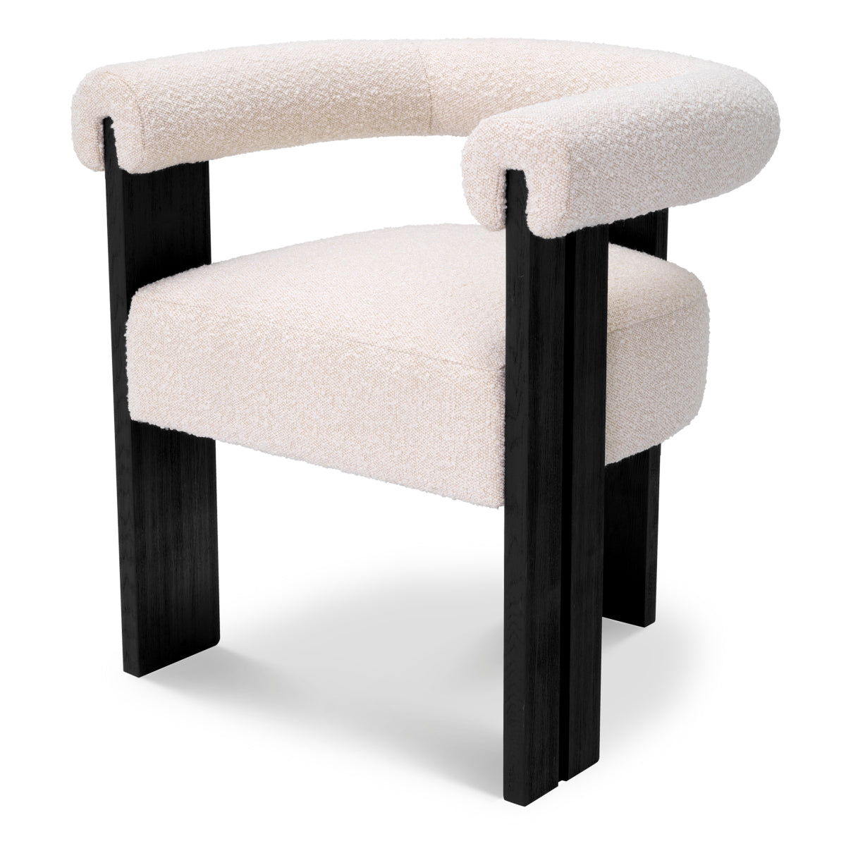 Eetkamerstoel Percy - Bouclé cream