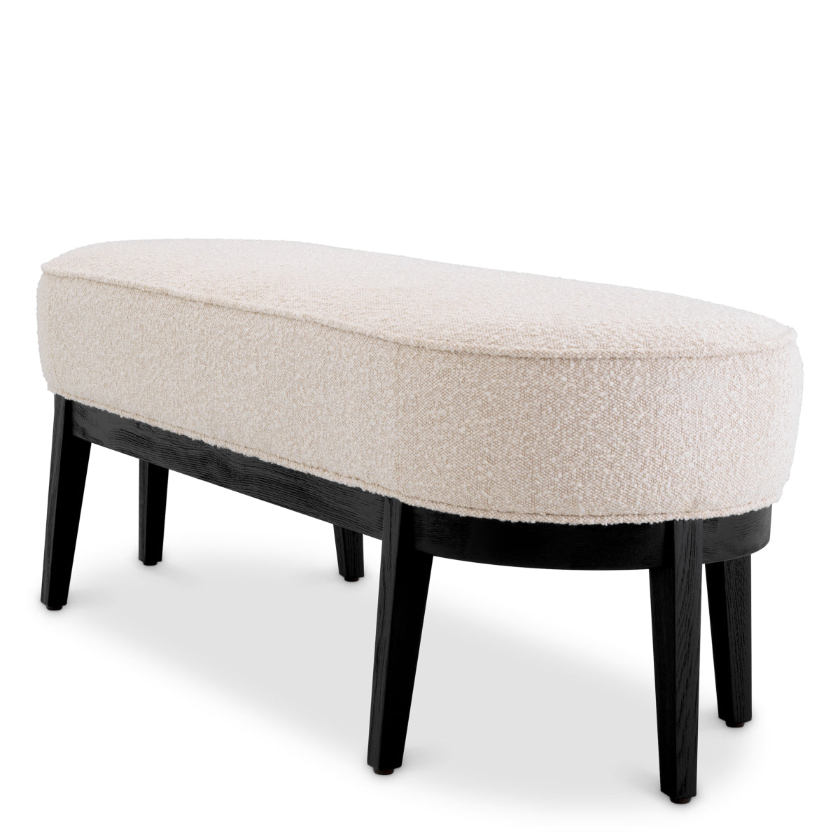 Hocker Jarrett - Bouclé cream