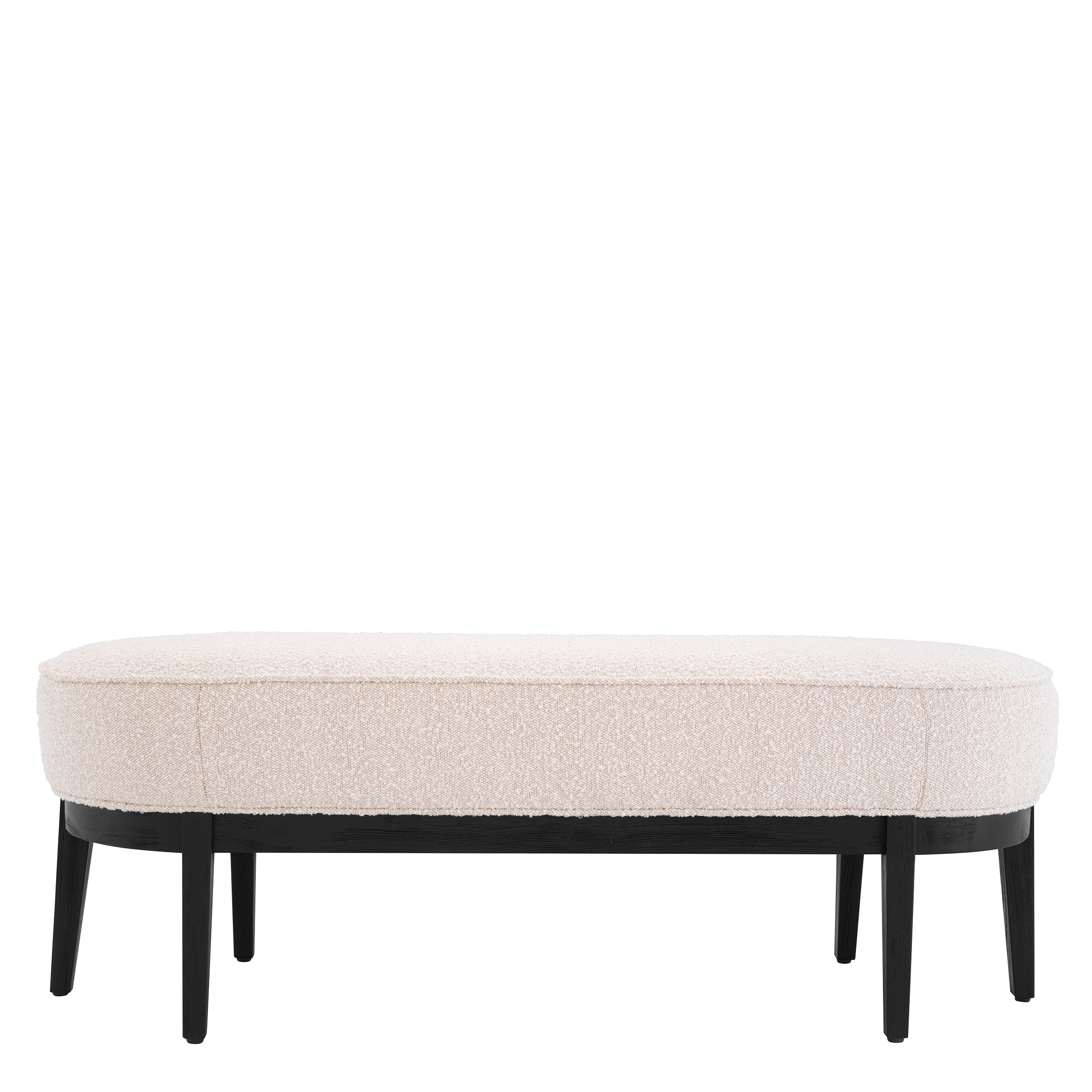 Hocker Jarrett - Bouclé cream