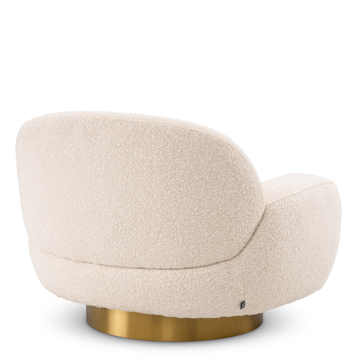 Draaifauteuil Udine - Bouclé cream