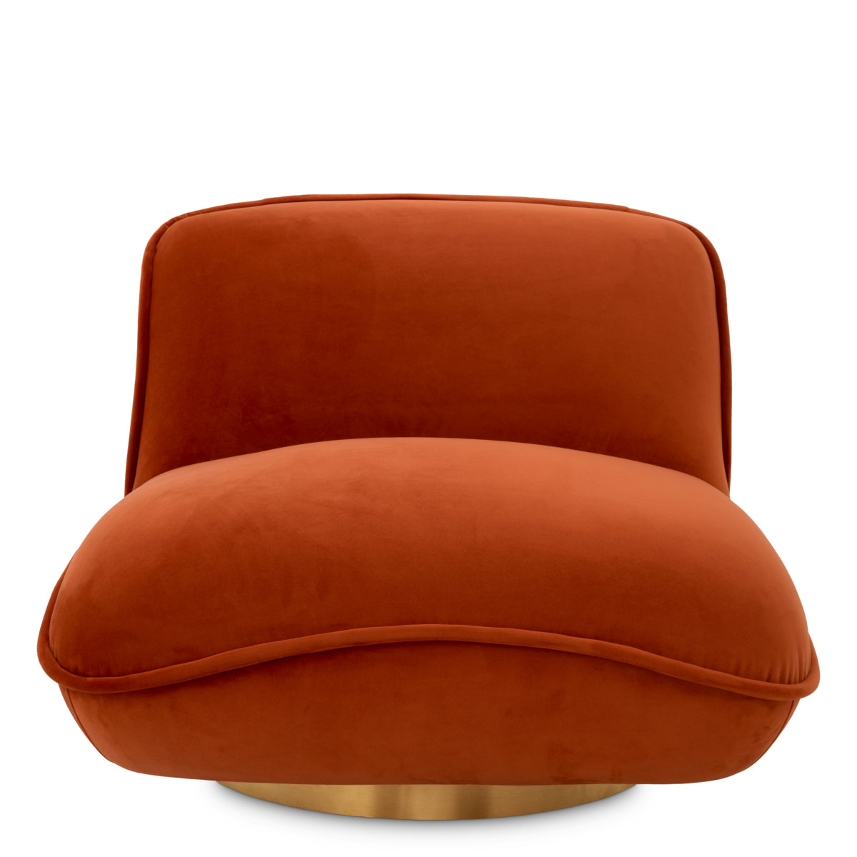 Draaifauteuil Relax - Orange velvet