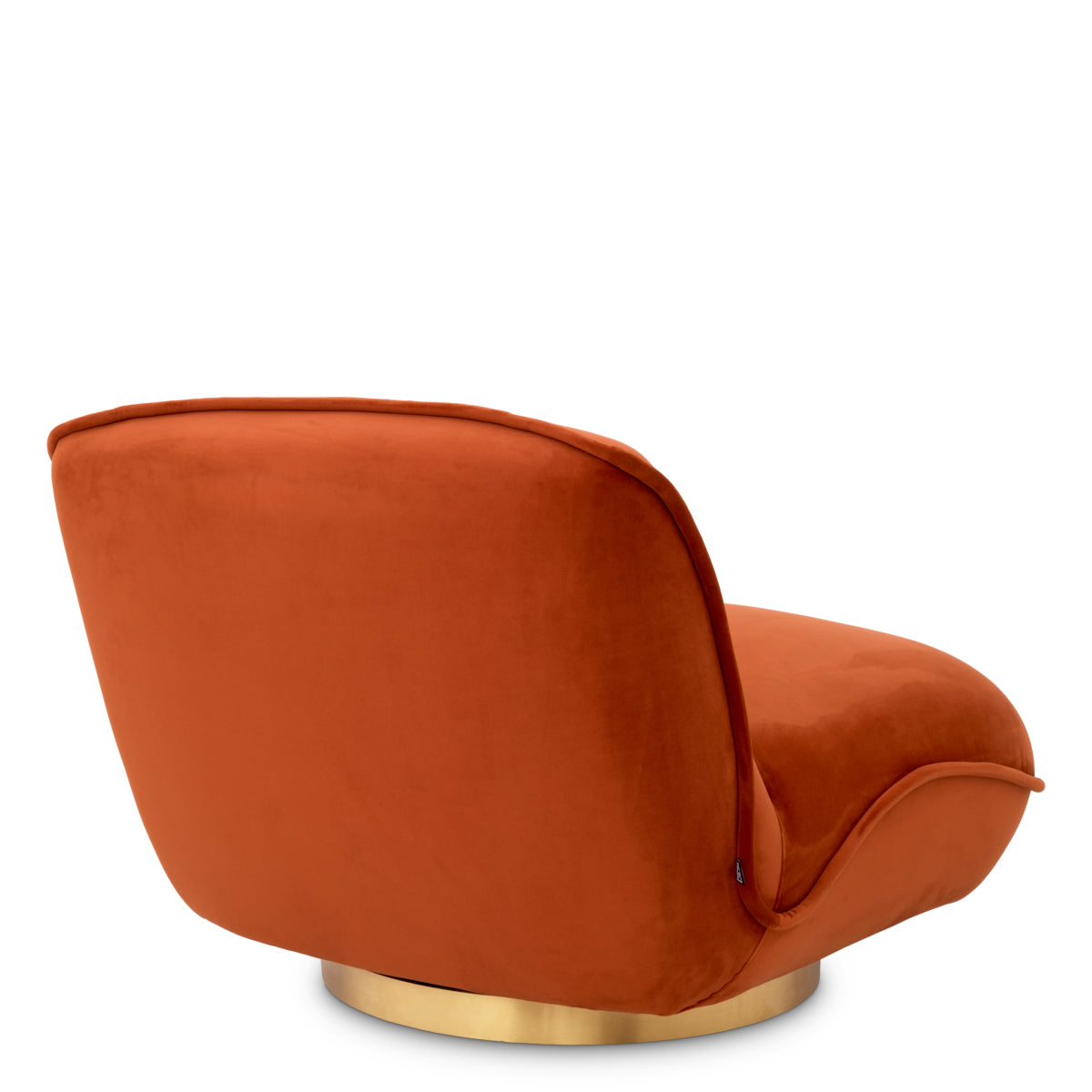 Draaifauteuil Relax - Orange velvet
