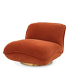 Draaifauteuil Relax - Orange velvet