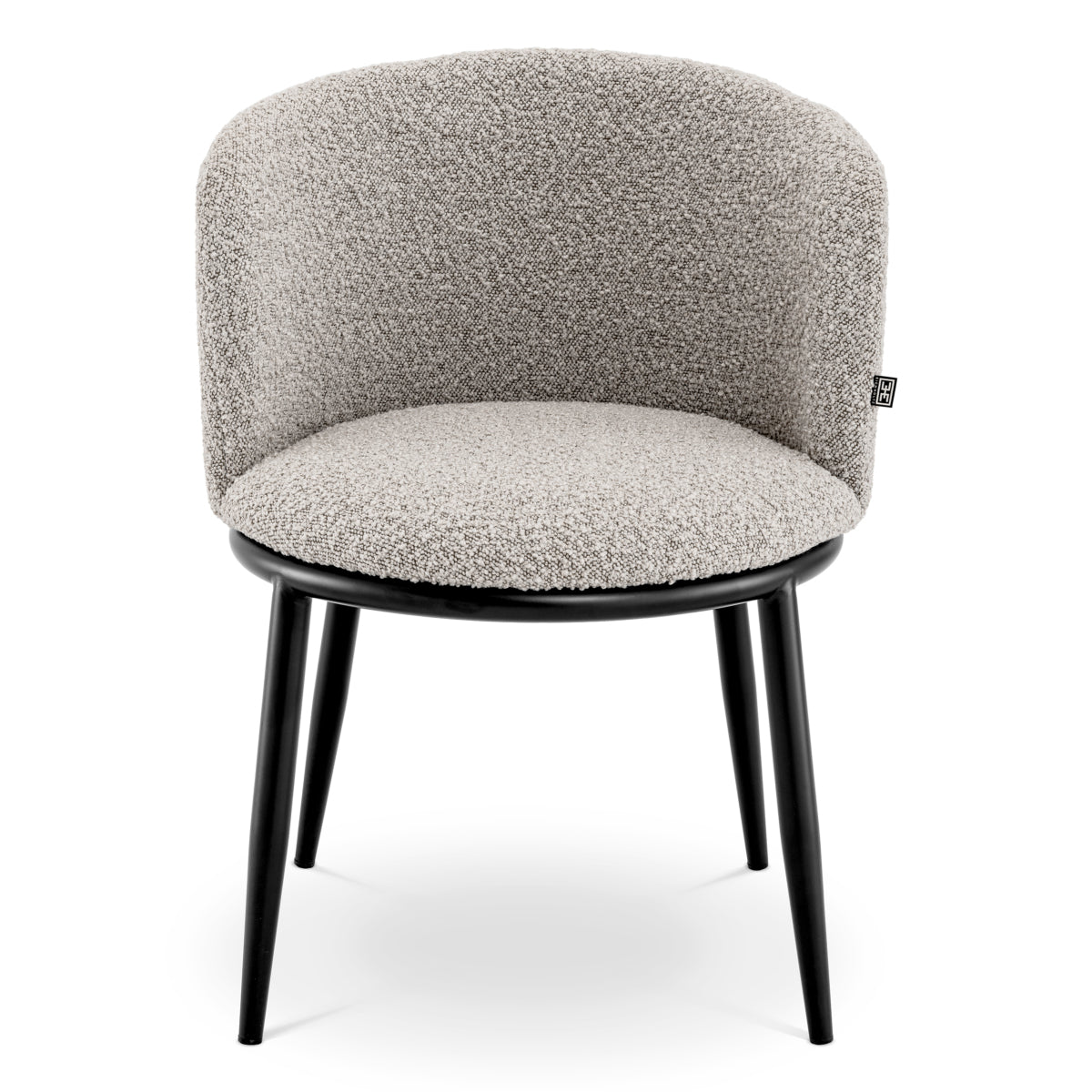Eetkamerstoel Filmore - Bouclé grey (set van 2)