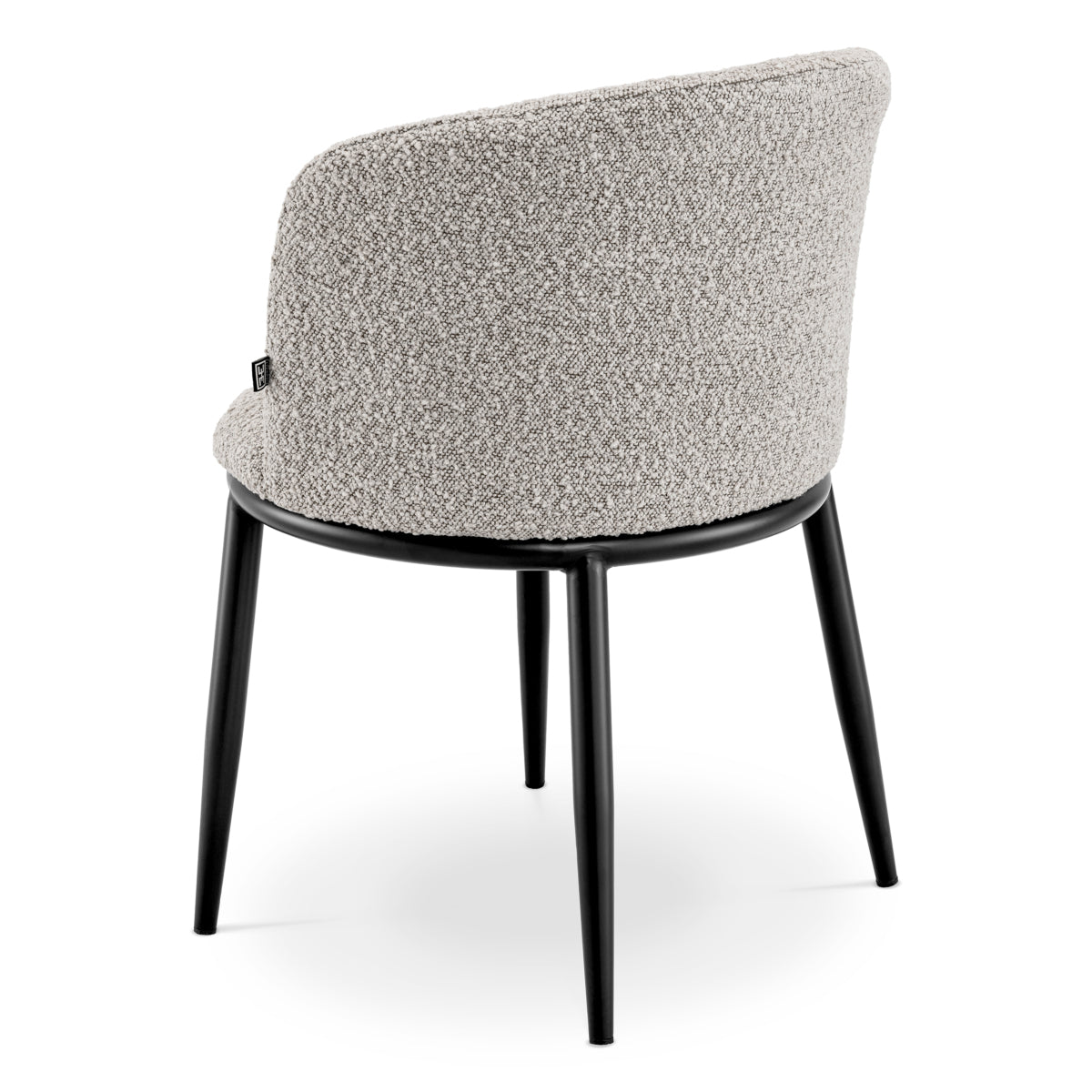 Eetkamerstoel Filmore - Bouclé grey (set van 2)