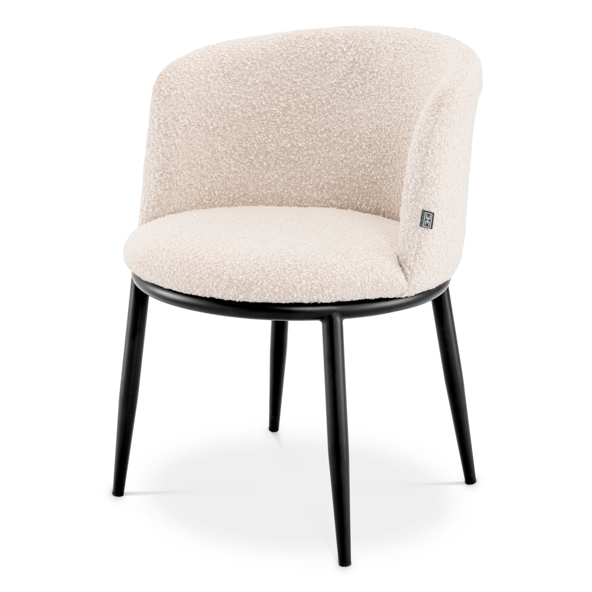 Eetkamerstoel Filmore - Bouclé cream (set van 2)