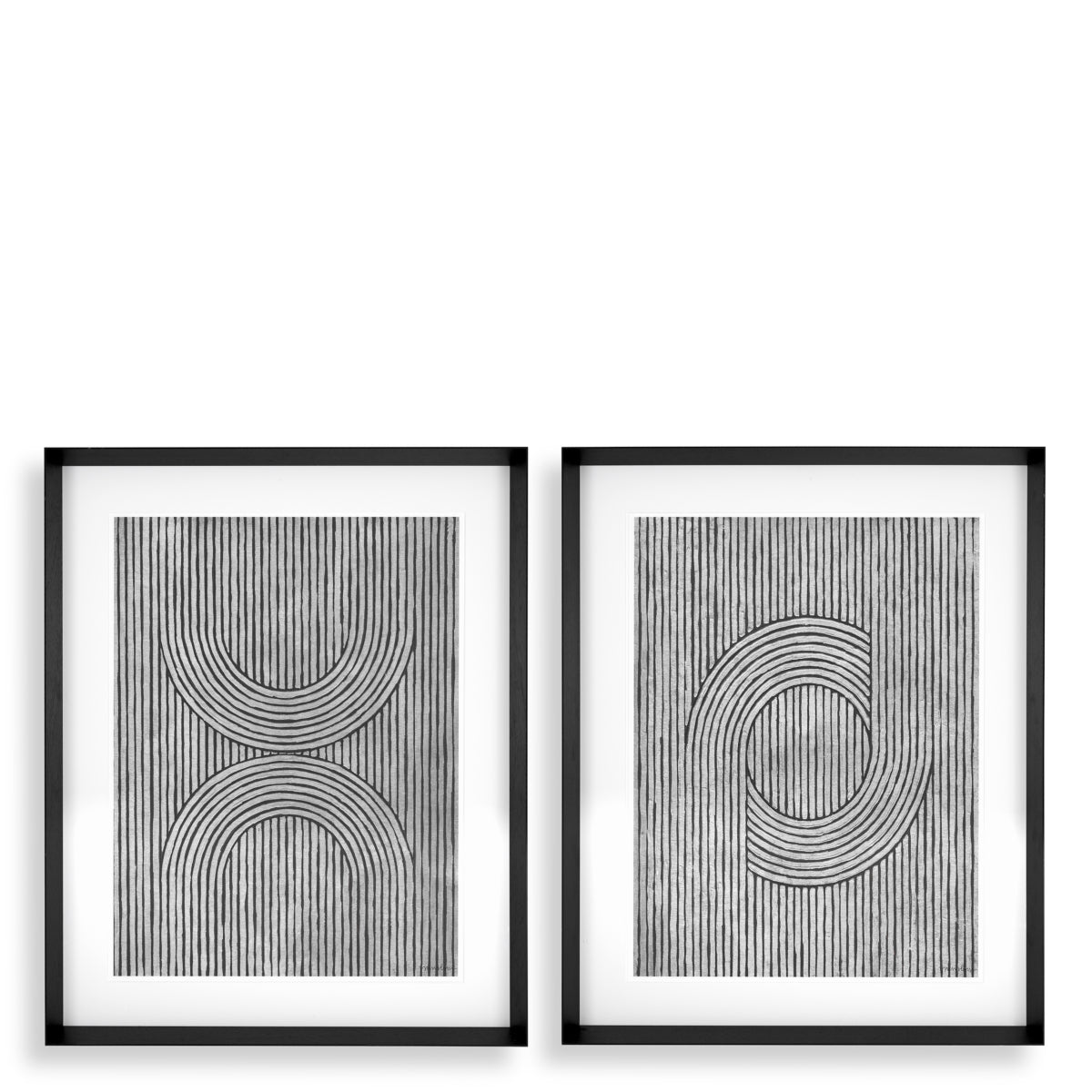 Print 'Cedar grooves' (set van 2)