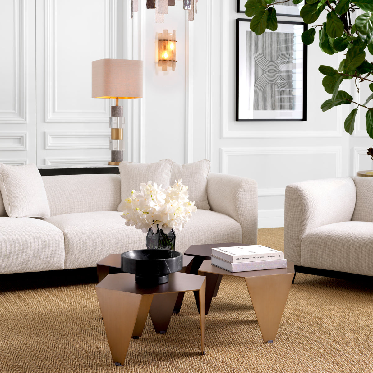 Print 'Cedar grooves' (set van 2)