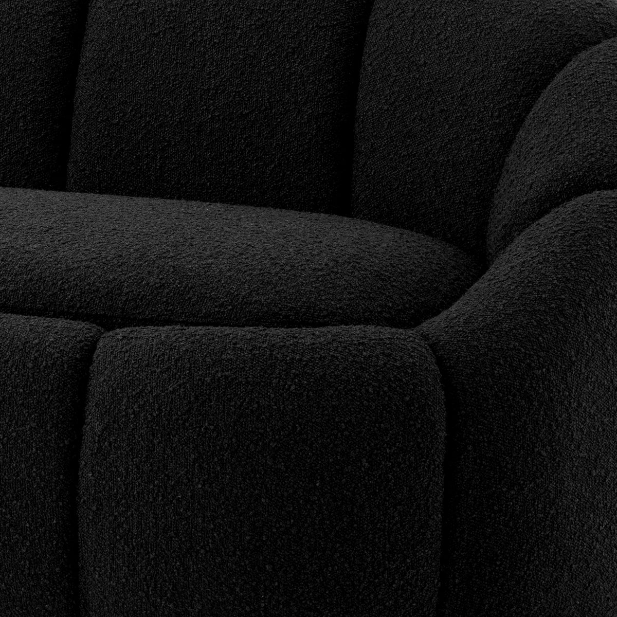 Sofa Inger - Bouclé black