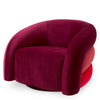 Draaifauteuil Novelle - Red velvet