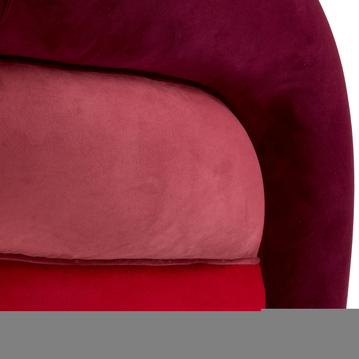 Draaifauteuil Novelle - Red velvet
