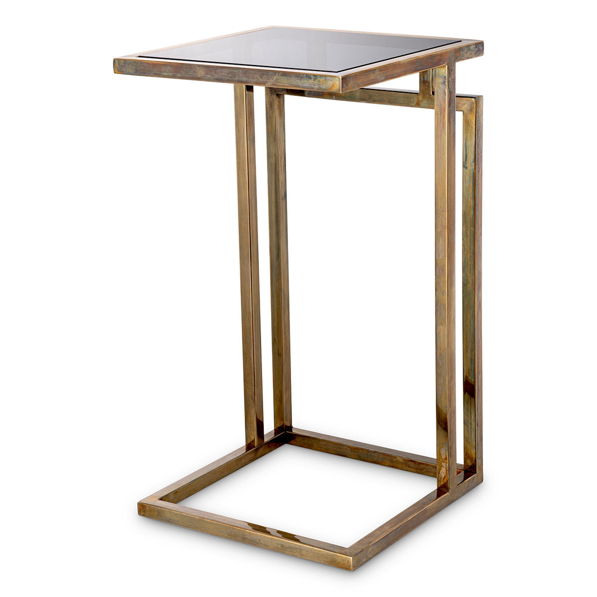Bijzettafel Marcus - Vintage brass