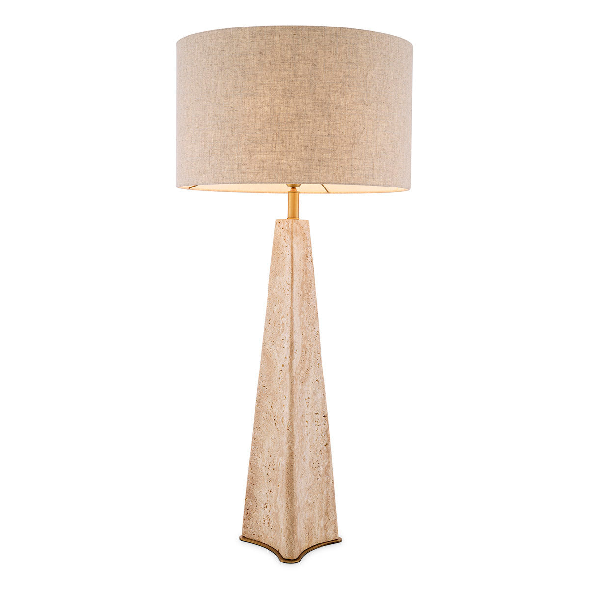 Tafellamp Benson - Travertine