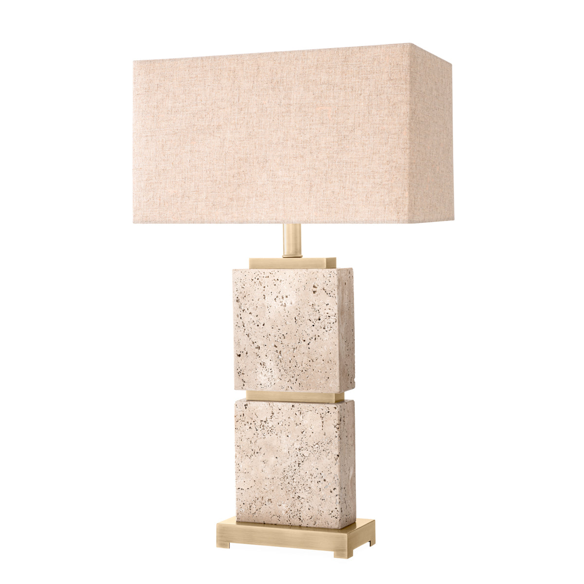 Tafellamp Newton - L - Travertine