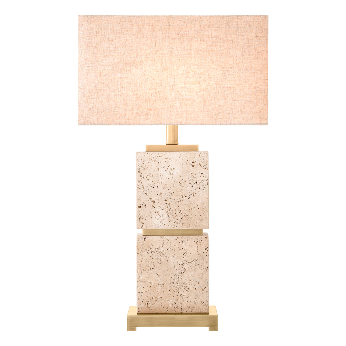 Tafellamp Newton - L - Travertine
