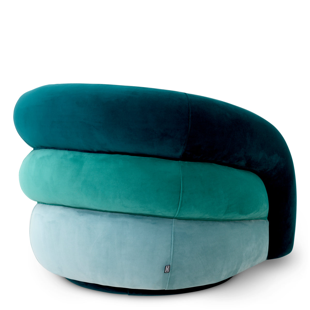 Draaifauteuil Novelle - Green velvet