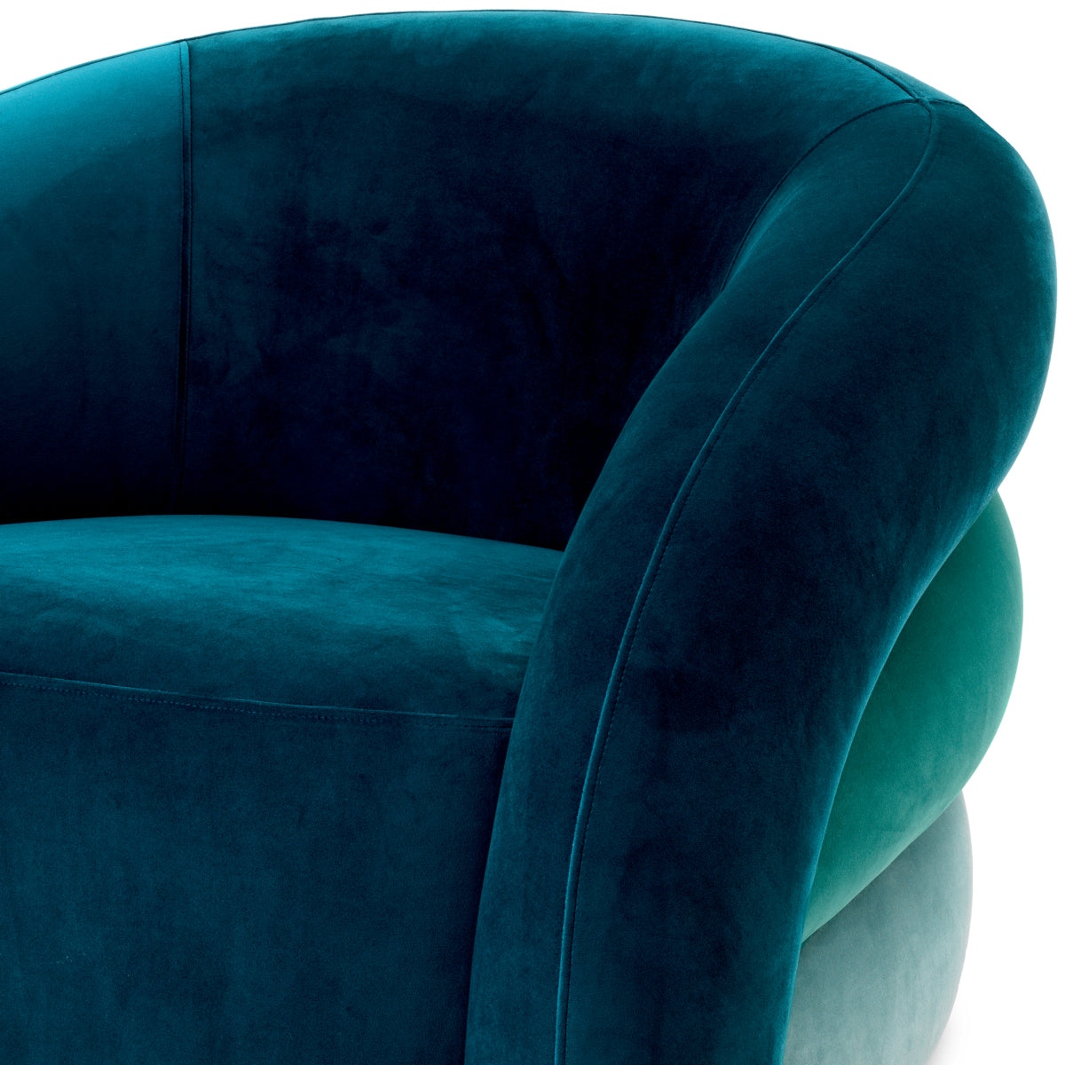 Draaifauteuil Novelle - Green velvet