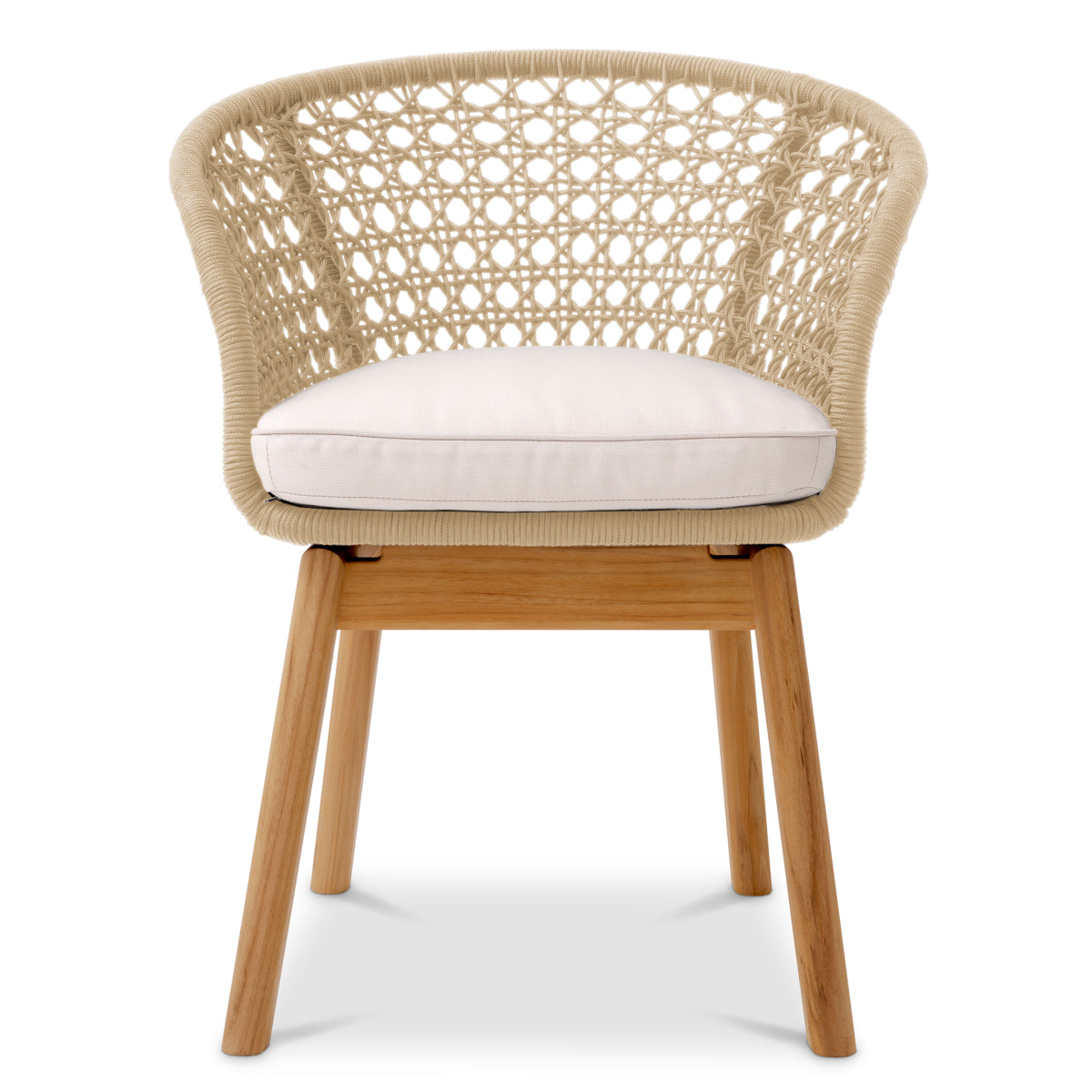 Buiten Eetkamerstoel Trinity - Cream rope