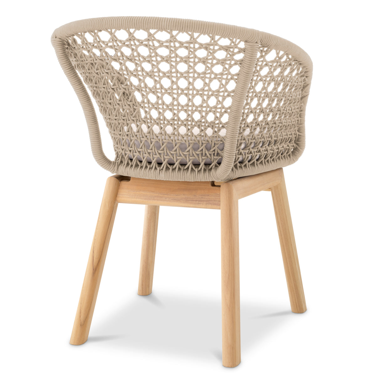 Buiten Eetkamerstoel Trinity - Cream rope
