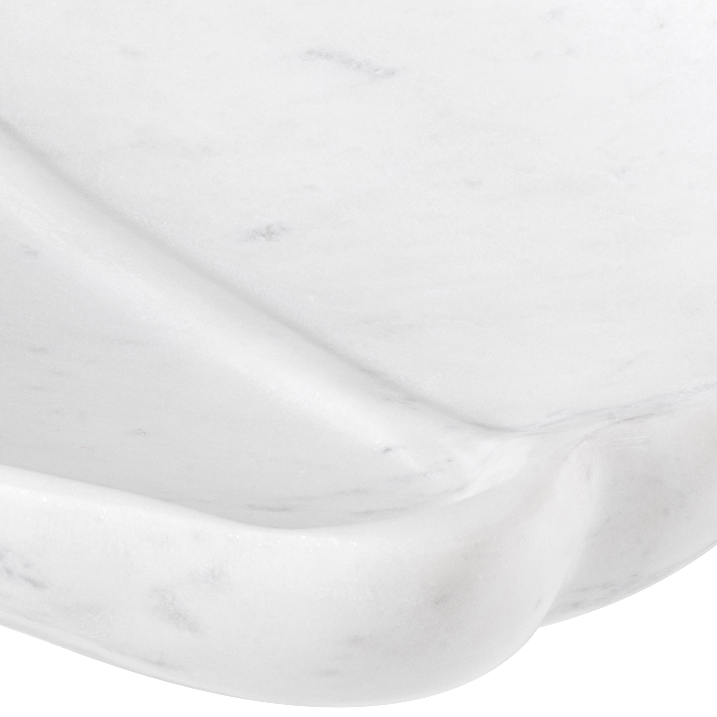 Dienblad Loulou - Wit marmer