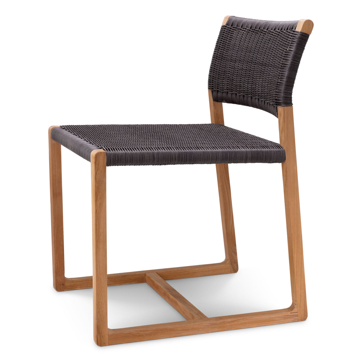Buiten Eetkamerstoel Griffin - Black weave