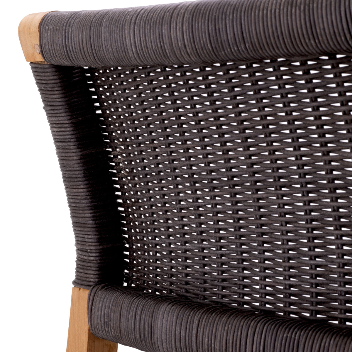 Buiten Eetkamerstoel Griffin - Black weave