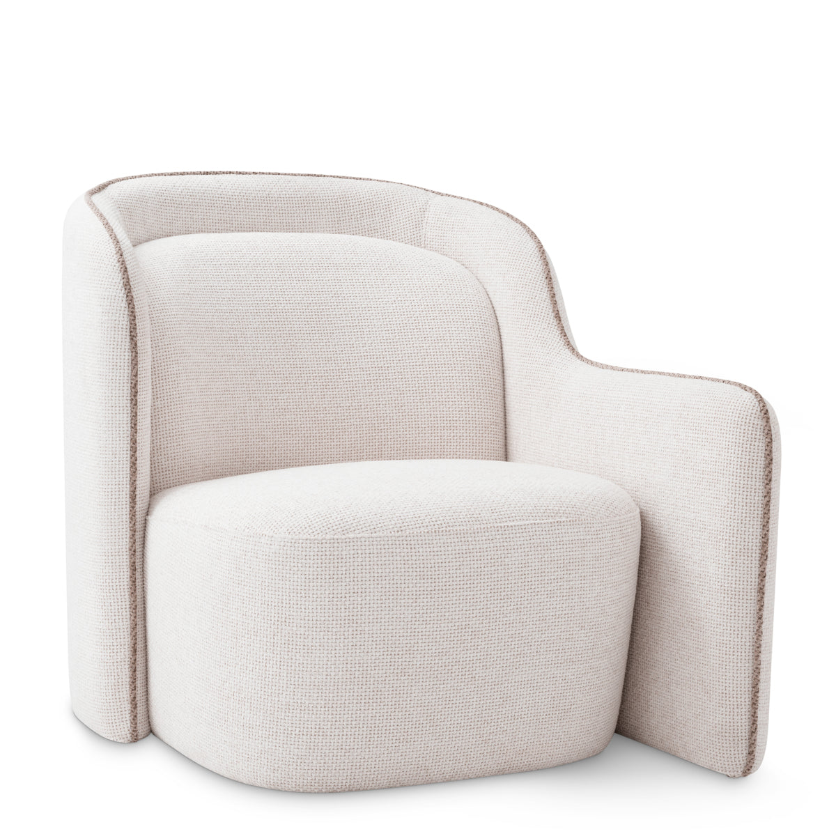 Fauteuil Barrier - Rechts - Lyssa off-white