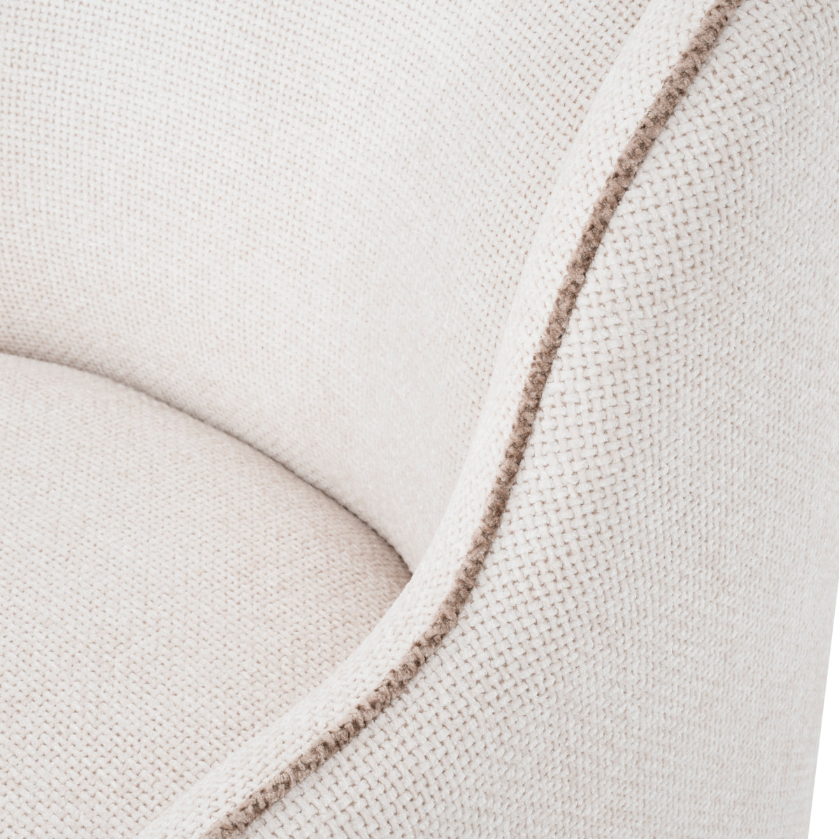 Fauteuil Barrier - Rechts - Lyssa off-white