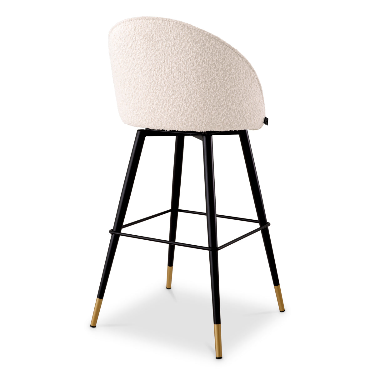 Barkruk Cooper - Bouclé cream (set van 2)