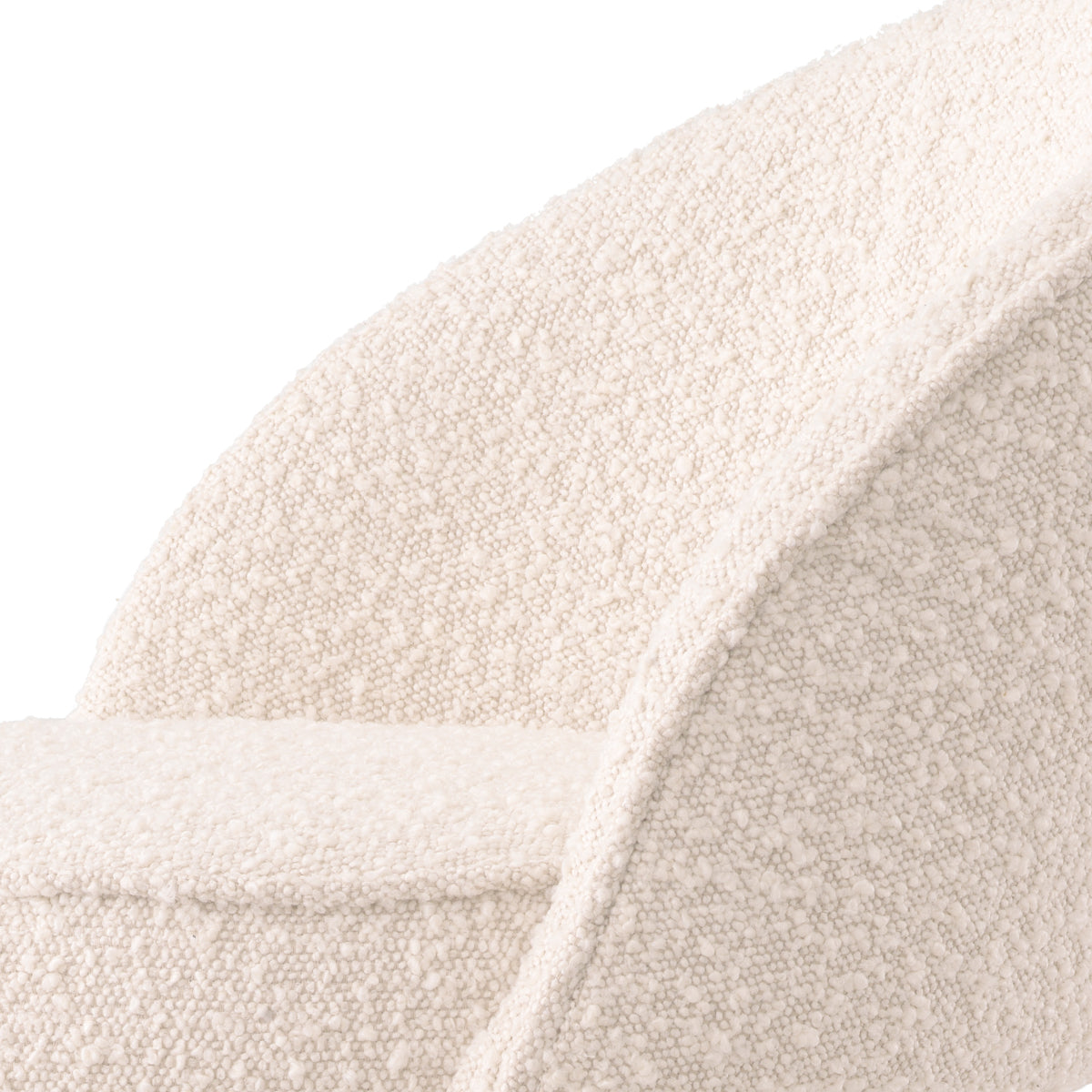 Barkruk Cooper - Bouclé cream (set van 2)